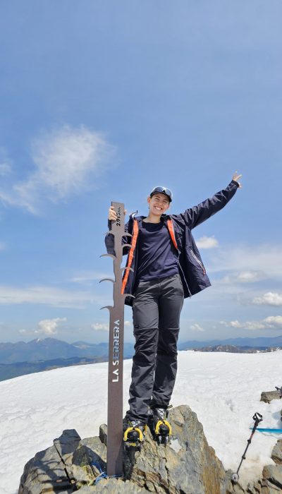 Coronando la cima